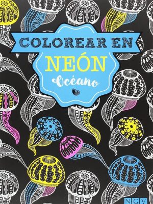 OCEANO COLOREAR EN NEON