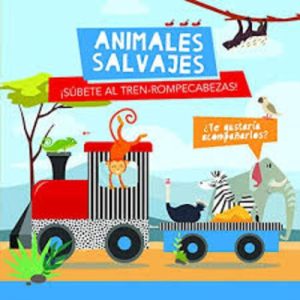 ANIMALES SALVAJES - SUBETE TREN ROMPECABEZA